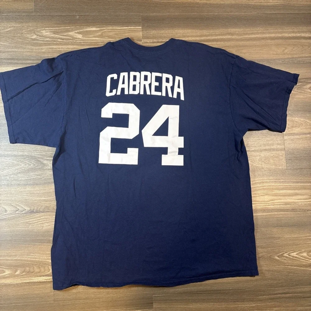 Majestic Detroit Tigers Miguel Cabrera #24 MLB Player T Shirt